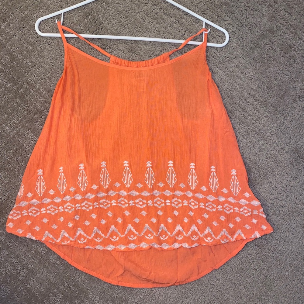 Coral summer tank